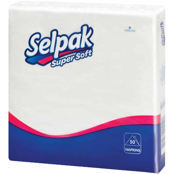 Серветки Selpak 24x24 см 50 шт