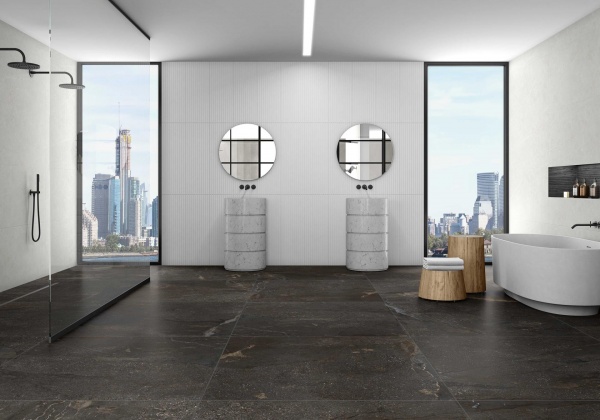 Плитка TAU Ceramica MAINSTONE PO BLACK PUL 60x120 