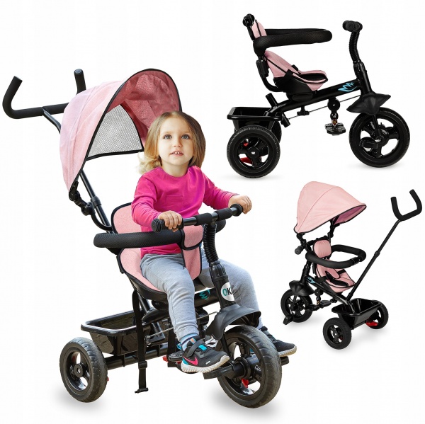 Велосипед-коляска Qkids Mila рожевий ROTR00007 