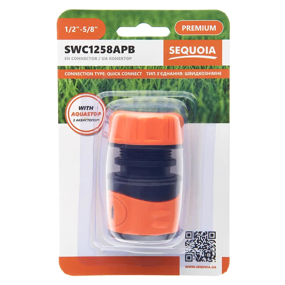 Коннектор с аквастопом SEQUOIA SWC1258APB