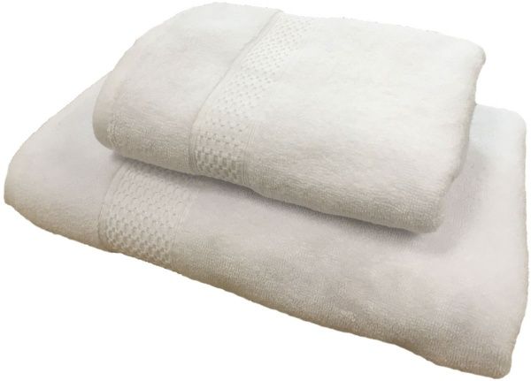 Рушник махровий 50x90 см білий Saffran 