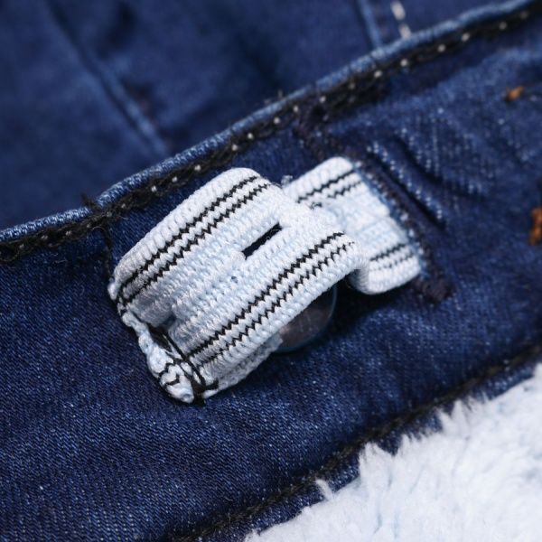 Джинсы Beren Style с цветами утепленные р.128-134 2143 