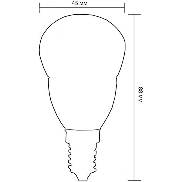 Лампа світлодіодна Philips ESS 6.5 Вт P45 матова E14 220 В 2700 К 