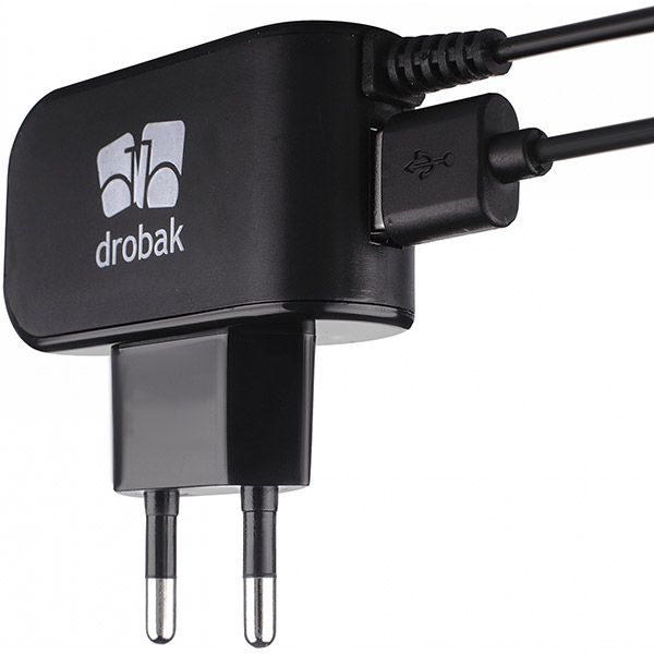 Зарядное устройство Drobak Cable Charger 220V-USB black