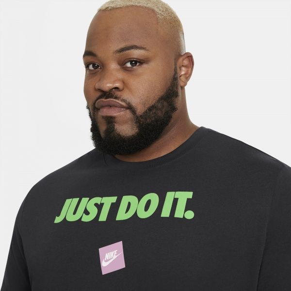 Футболка Nike M NSW TEE JDI 12 MONTH DB6473-010 р. L чорний