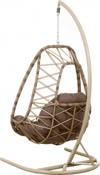 Кресло-кокон Феникс плетение зигзаг пробка