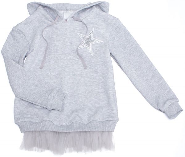 Туника для девочек Sasha р.152 серый 4493/1 