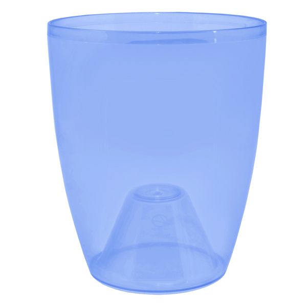 Кашпо пластикове Алеана Орхідея круглий 1,8л синій (113094) 