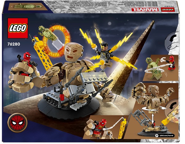 Конструктор LEGO Super Heroes Человек-Паук vs. Песчаный человек: Решающая битва 76280