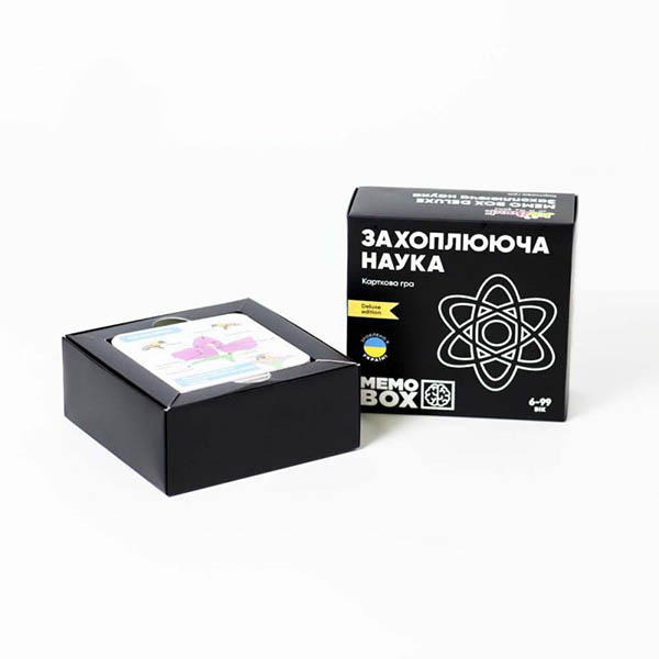 Гра карткова JoyBand Настільна гра JOYBAND MEMOBOX DELUX Захоплююча наука MBD105
