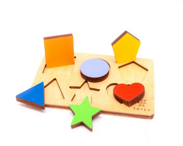 Пазлы деревянные Tatev Геометрические фигуры