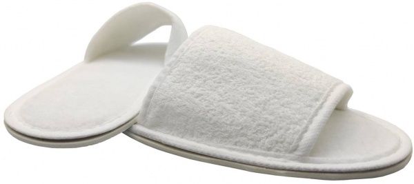 Тапочки одноразовые ЕВА комбинированные для отелей белый HSG