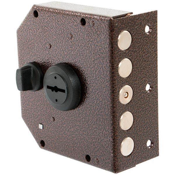 Дверний замок вхідний ЭЛЬБОР 1.06.61.5.1.1. (1.06.61.5.5.МА) антична мідь