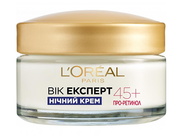Крем для обличчя нічний L'Oreal Paris Вік Експерт Тріо Актив 45+ 50 мл