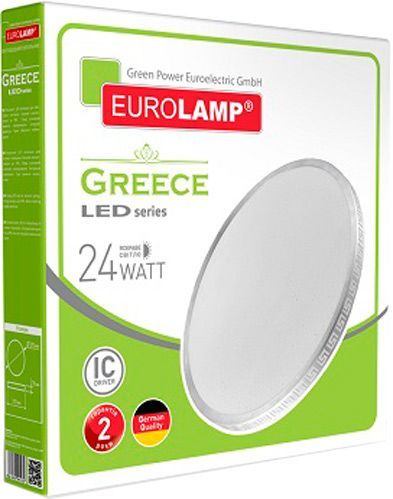 Светильник светодиодный Eurolamp Greece NLR-24W/4-N2 (deco) 24 Вт белый 4000 К