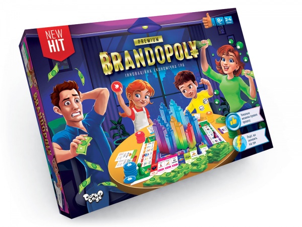 Гра настільна Danko Toys Брендополія Premium G-BrP-01-01U