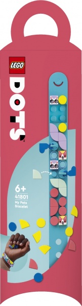 Конструктор LEGO DOTS Браслет «Мої домашні улюбленці» 41801