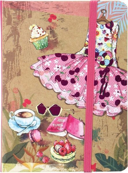 Блокнот 80 аркушів 105x145 мм Dress