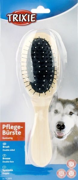 Расческа-щетка TRIXIE двойная 5х22 см 2315
