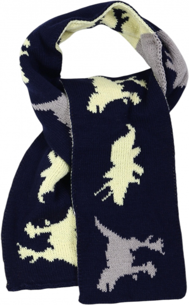 Комплект шапка + шарф HW для хлопчиків р.50-52 темно-синій