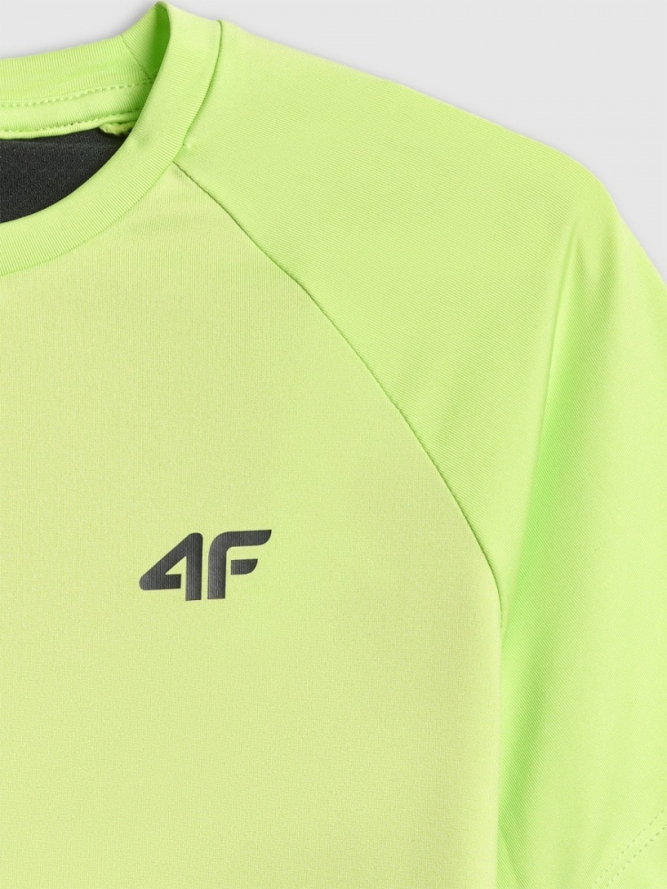 Футболка 4F 4FJWSS26TFTSM1971-45S р.134-140 зеленый