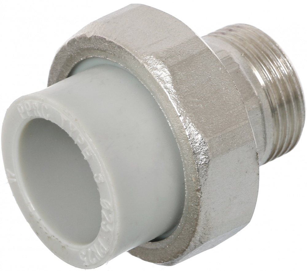 Муфта разъемная с наружной резьбой ETS ППР d25х3/4”