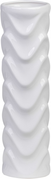 Ваза керамическая Eterna 4 41,5 см белая 