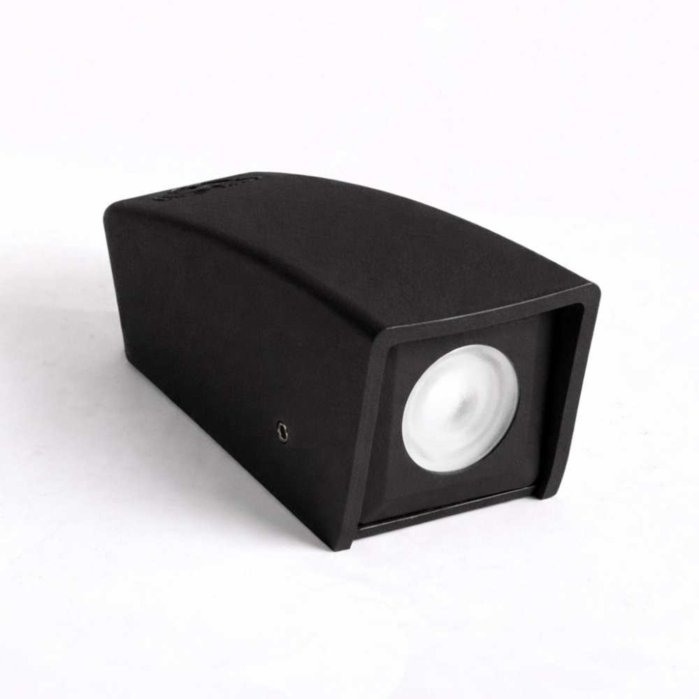 Светильник уличный настенный FUMAGALLI MAMETE SQUARE G9 1,7 Вт IP67 черный