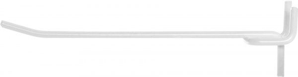 Крючок одинарный под перфорацию КОп 150/25-02 10 шт. белый
