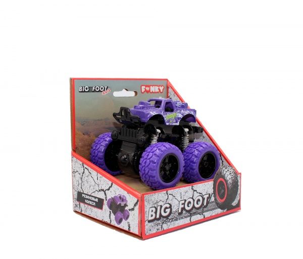 Позашляховик Funky Toys 4х4 інерційний трюковий фіолетовий 60002