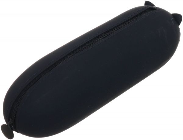 Пенал шкільний Кошеня 20х5,5х5 см чорний