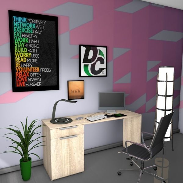 Стол письменный DC Валли дуб сонома 