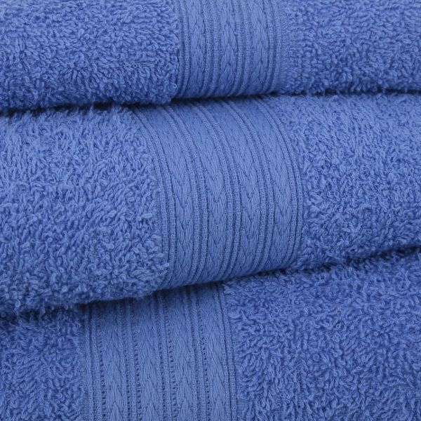 Полотенце Косичка 360гр/м 100x150 см синий Simi 
