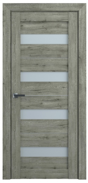 Дверне полотно Dverona 501 ПО 700 мм дуб вулканічний 