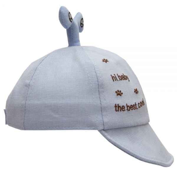 Бейсболка Девилон 517878 р.50 бледно-голубой 