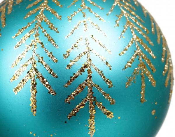 Набор елочных шаров Хвойные веточки d 80 мм 6 шт./уп.