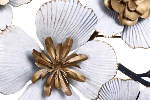 Декор настенный Сакура 38,7x63,5 см серый 