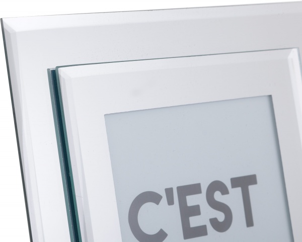 Рамка для фото La Vie 1 фото 10x15 см серебряный 