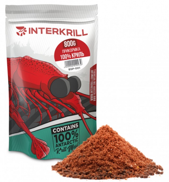 Прикормка INTERKRILL 800 г кріль 