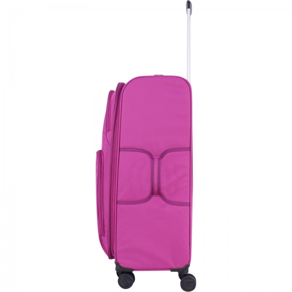 Чемодан Bagland L New 90 л малиновый 3799127 
