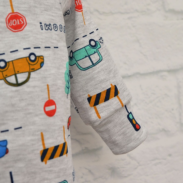 Чоловічок для хлопчика Blanka Авто р.86 сірий 110133 