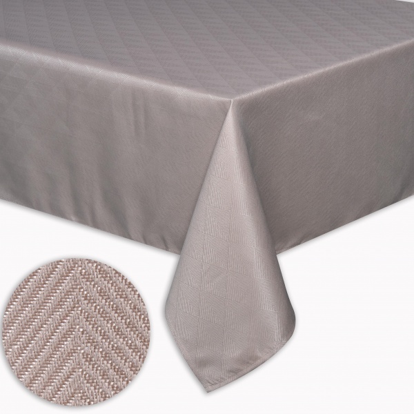 Скатерть водонепроницаемая Jolanta 140x240 см тауп La Nuit 