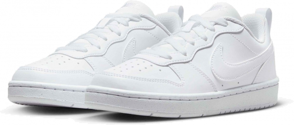 Кроссовки детские демисезонные Nike NIKE COURT BOROUGH LOW RECRAFT DV5456-106 р.38 белые
