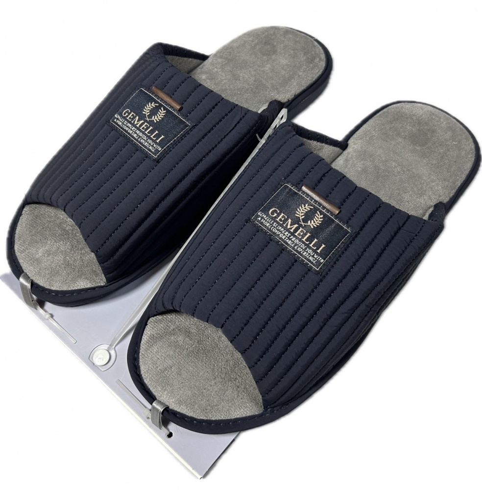 Тапки домашние Gemelli Кларк 2 р.43 синий