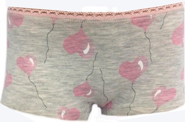 Трусики для девочек Bibo р.92 серый с рисунком 12129 