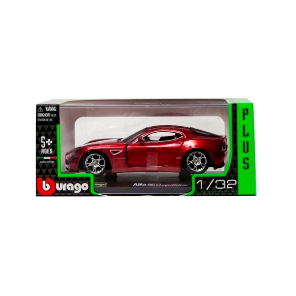 Автомодель Bburago 1:32 ALFA 8C COMPETIZIONE (2007) в асортименті 18-43004