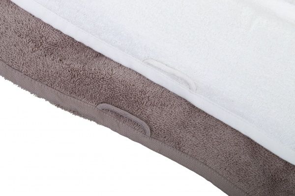 Набор полотенец Monica 2 шт. коричневый/ белый La Nuit 