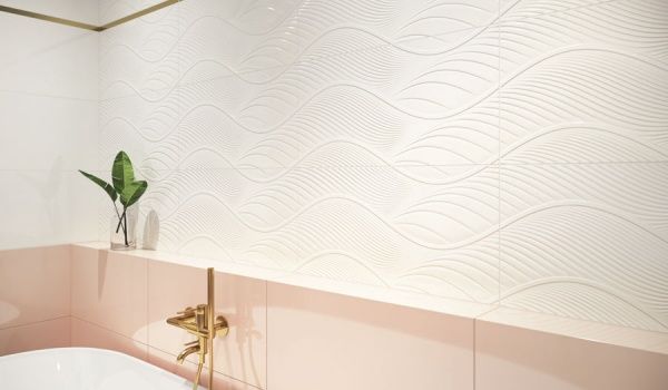 Плитка Ceramika Paradyz Fiori Bianco Sciana Struktura 30x60 