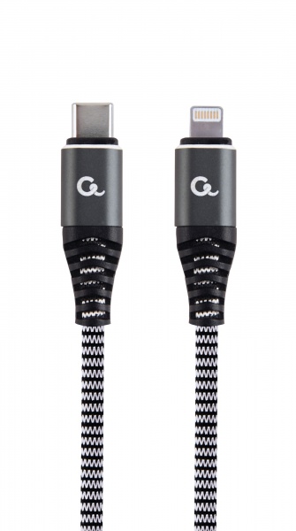 Кабель Cablexpert USB 2.0 Power Delivery C-папа/Lightning 1,5 м чорний (CC-USB2B-CM8PM-1.5M) 