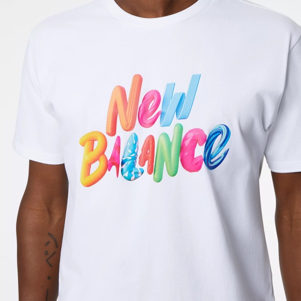 Футболка New Balance MT21557WT р.S білий